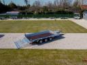 Új SEBAL Bau 400 S – 3 tengelyes (395 x 180 cm) gépszállító utánfutó, extra erős 3 x 1350 kg-os tengellyel, forgalomba helyezve, rendszámmal – bruttó 2 779 000 Ft
