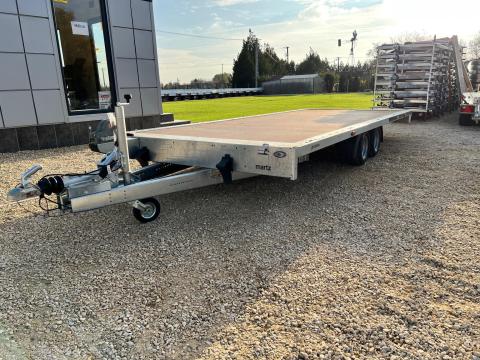 Új SEBAL GT Plateau 500 – 5 méteres, 3000 kg teherbírású autószállító utánfutó, 4 év műszakival, forgalomba helyezve: bruttó 2 079 000 Ft