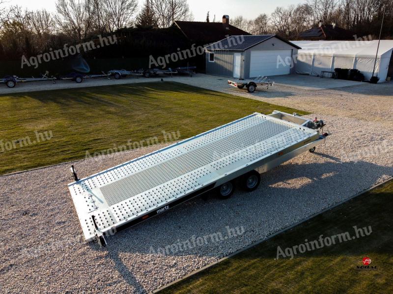 Új SEBAL Prémium GT Kippbar 470 (470 x 207 cm, 3000 kg) utánfutó 2in1 – gép- és autószállító, 4 év műszakival, forgalomba helyezve – bruttó 2.879.000 Ft