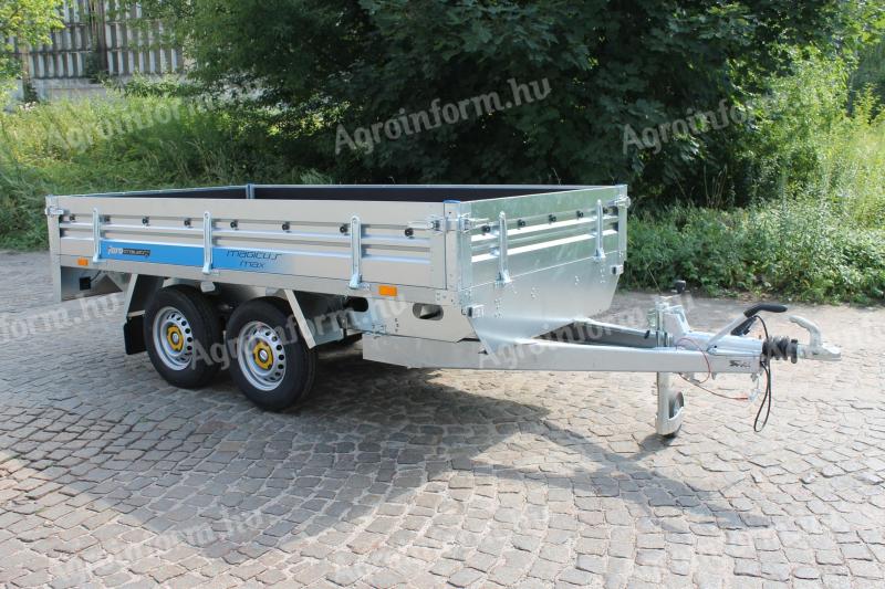 Új extra erős 2000 kg-os SEBAL Magicus Max 300 utánfutó (300 x 160 cm) 4 év műszakival, forgalomba helyezve, bruttó 1 588 000 Ft