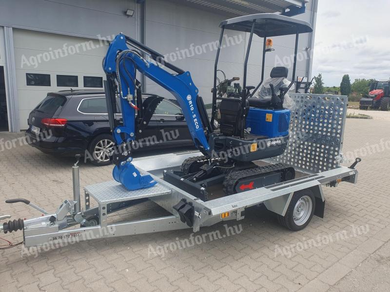 Új SEBAL Bau 260 - egytengelyes (1800 kg, 255 x 150 x 30 cm platóval), 4 év műszakival, forgalomba helyezve – bruttó 1.479.000 Ft