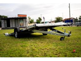 Új Martz Unilader 400 - egytengelyes billenős fékes (1300 kg) utánfutó forgalomba helyezve, rendszámmal: 1.358.000 Ft helyett 1.199.000 Ft