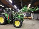 John deere 6150M traktor homlokrakodóval