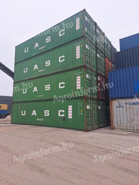 Eladó 40’HC használt raktárkonténerek