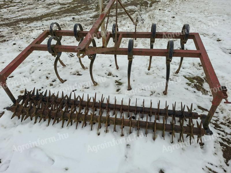 Eladó 9 kapás masszív grubber rögtörő hengerrel