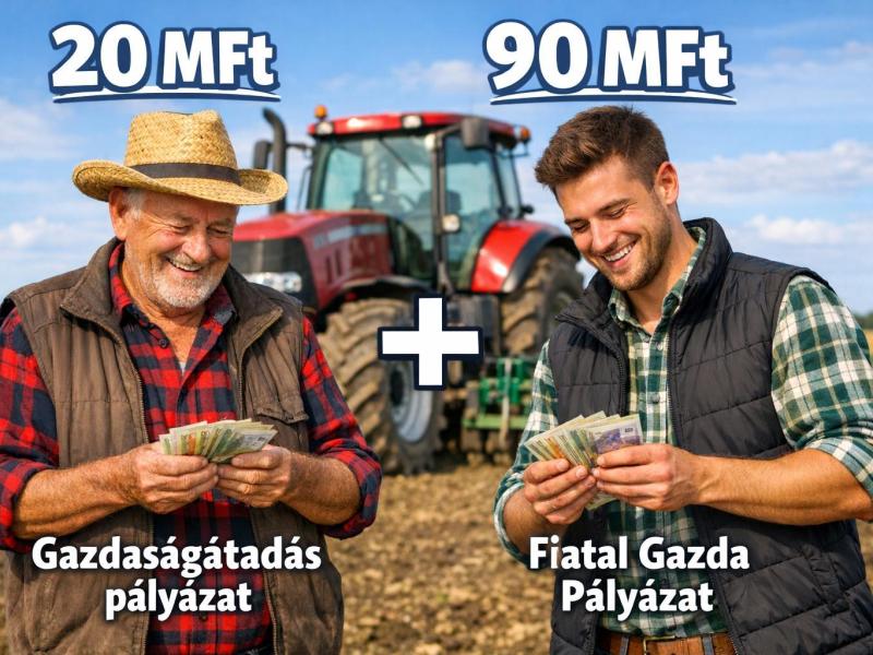 Gazdaságátadás és/vagy Fiatal Gazda 2026 pályázat készítés Gazdaságátadás és/vagy Fiatal Gazda 2026 pályázat készítés