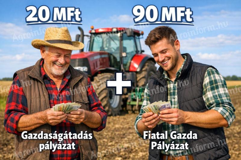 Gazdaságátadás és/vagy Fiatal Gazda 2026 pályázat készítés