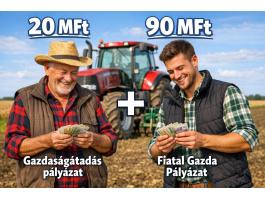 Gazdaságátadás és/vagy Fiatal Gazda 2026 pályázat készítés