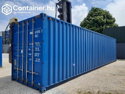 2024-es gyártású, egyutas 40’ lábas tengeri raktárkonténerek elérhetők készletről