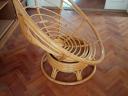 Rattan forgófotel eladó