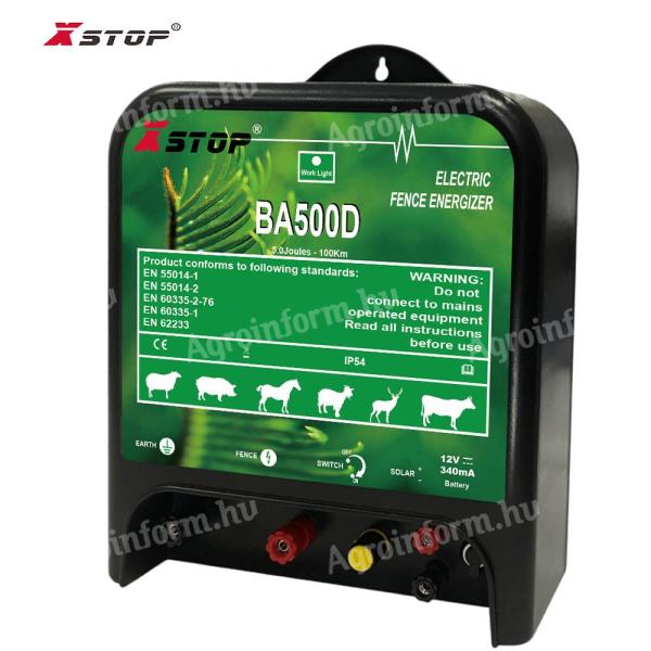 BA500D DUÓ VILLANYPÁSZTOR KÉSZÜLÉK 230V/12 V