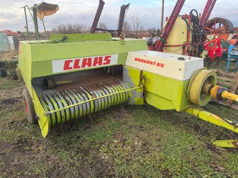CLAAS MARKANT 65, KISKOCKA BÁLÁZÓ