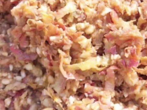 Frissen darált alma cefre