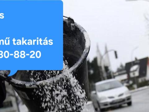 Hóeltakarítást, sószórást és segédmunkát vállalunk