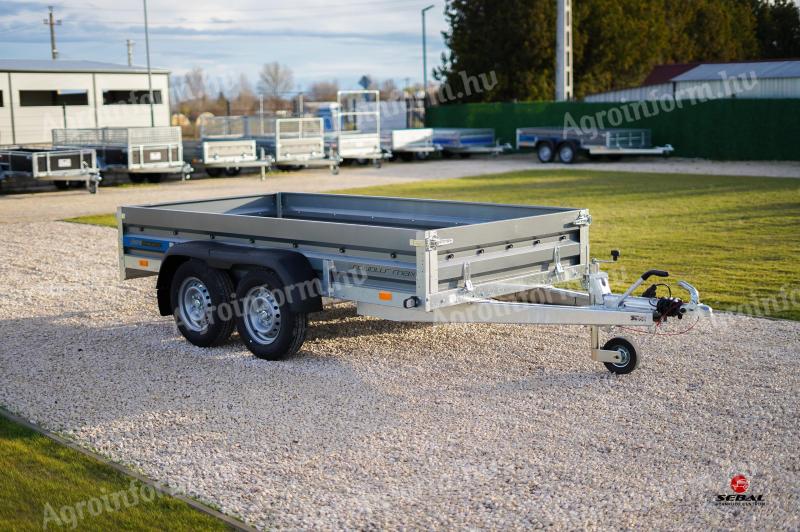 Új SEBAL - Solidus MAX 300 extra erős (2000 kg) fékes utánfutó bruttó 1.329.000 Ft
