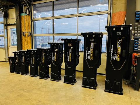 Hidraulikus bontókalapács,  törőfej,  ROCKBREAKER RB680