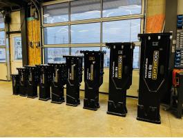 Hidraulikus bontókalapács,  törőfej,  ROCKBREAKER RB1250