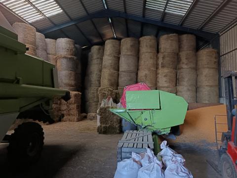 Eladó hengerbálás széna Mezőkövesden