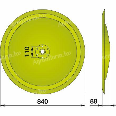 Claas Corto-185 kasza csúszótányér a Nyírker-től