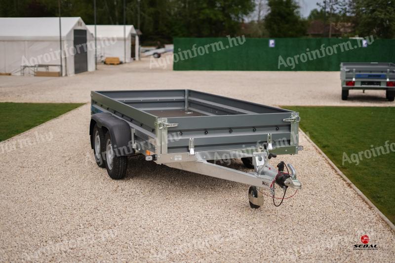 Új SEBAL - Solidus MAX 330 extra erős (2700 kg) fékes utánfutó