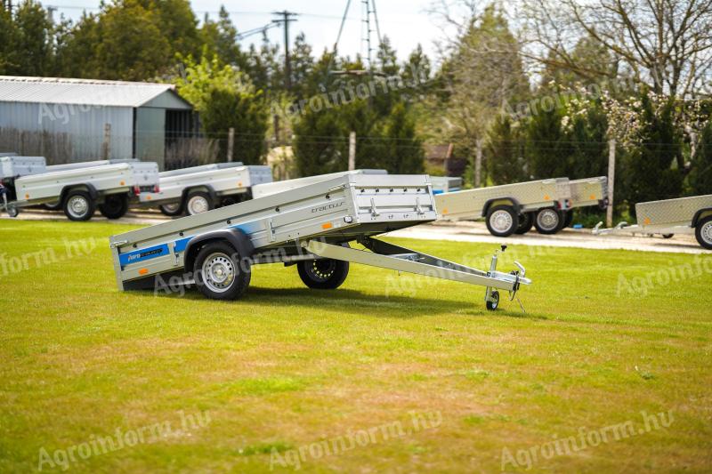 Új billenős SEBAL - Tractus 263 (263 x 150 cm) utánfutó 549 000 Ft