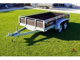 Új SEBAL - FF-300 fa oldalfalas utánfutó korláttal akciósan, csak bruttó 759.000 Ft