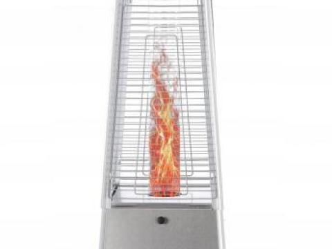 Négyzet alakú rozsdamentes melegítő, kültéri hősugárzó