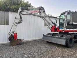Takeuchi TB175W 8.6 tonnás klímás,  műszakis,  hibátlan önjáró kotró-rakodó eladó