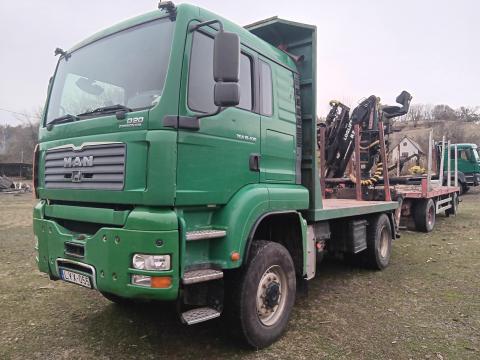 MAN TGA 18430 4x4 loglift RZ daruval eladó