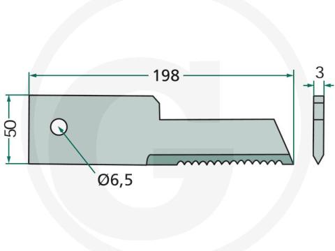 Kombájn szecskázó ellenkés a Nyírker-től