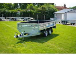 Új extra erős (2700kg) alsókerekes utánfutó (300x160cm) akciósan bruttó 1.599.000 Ft