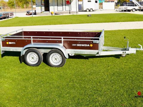 Új SEBAL 3m-es fa oldalfalas utánfutó korláttal - akciósan csak bruttó 759.000 Ft Új SEBAL 3m-es fa oldalfalas utánfutó korláttal - akciósan csak bruttó 759.000 Ft