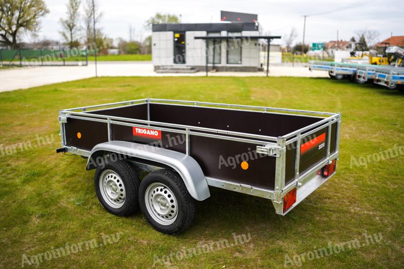 Új fa oldalfalas utánfutó (250x132cm) most 639.000 Ft helyett bruttó 589.000 Ft