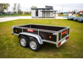 Új fa oldalfalas utánfutó (250x132cm) most 639.000 Ft helyett bruttó 589.000 Ft