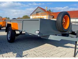 Új strapabíró,  laprugós utánfutó eladó 130x220 cm! Készletről