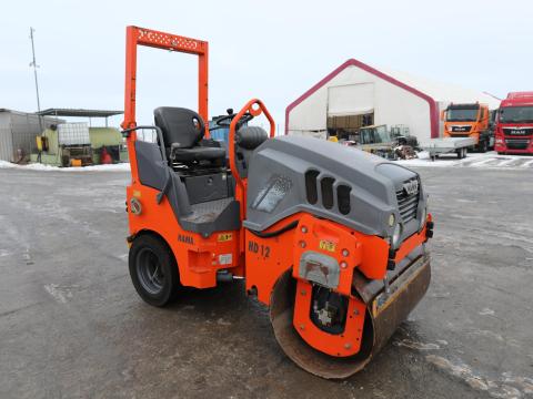 Eladó Hamm HD 12 VT kombi úthenger (acélhenger + gumikerekek)