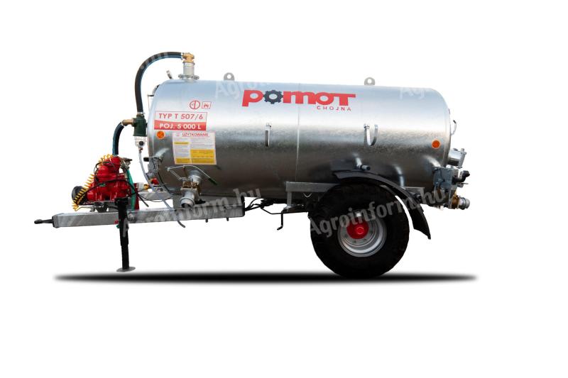 POMOT T507/6 hígtrágyaszállító tartálykocsi – 5000 liter