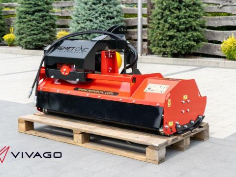 Szárzúzó - mulcsozó hidraulikus oldalkitolással – REMET FMS-140P