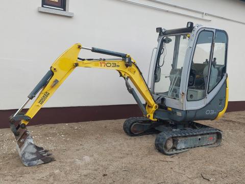 Eladó Wacker Neuson 1703 minikotró kitűnő állapotban