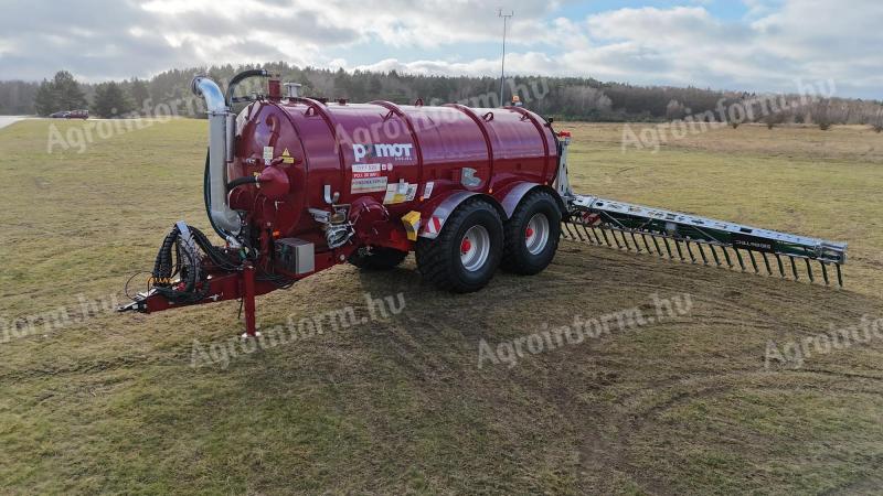 POMOT 20 000 literes prémium tartálykocsi 12 m hígtrágya injektálóval