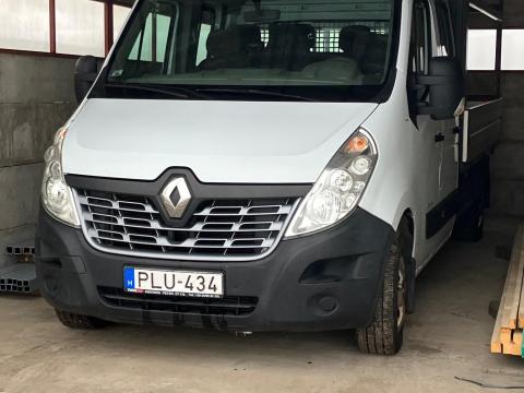 Eladó 3,5 tonnás duplakabinos platós Renault Master haszongépjármű Eladó 3,5 tonnás duplakabinos platós Renault Master haszongépjármű