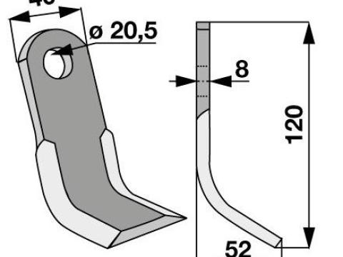 Szárzúzó kés a Nyírker-től Szárzúzó kés a Nyírker-től