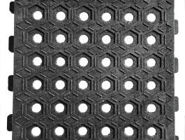 IFloor Stable Mat – Négyzet alakú istállóburkoló lapok / moduláris járófelület / állattartó gumilap