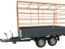 Új Orange utánfutó,  azonnal vihető! (180x300 cm,  2 tengelyes,  fékes)