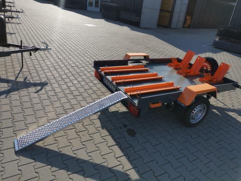 Új Orange motorszállító utánfutó 150x220 cm! Azonnal vihető
