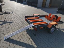 Új Orange motorszállító utánfutó 150x220 cm! Azonnal vihető
