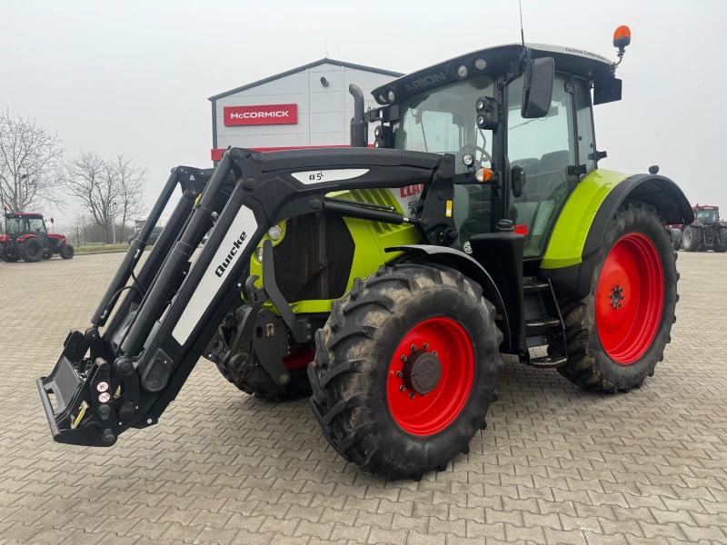 Claas Arion 530 CIS + Quicke Q5L homlokrakodó KÉSZLETEN