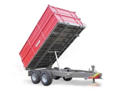 Bicchi BT tandemtengelyes pótkocsi,  légfékkel,  12-től 20 t össztömegig