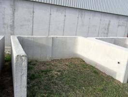 Beton támfal L alakú eladó