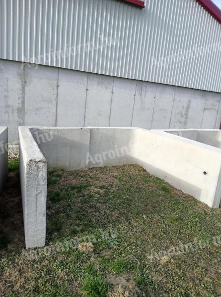 Beton támfal L alakú eladó